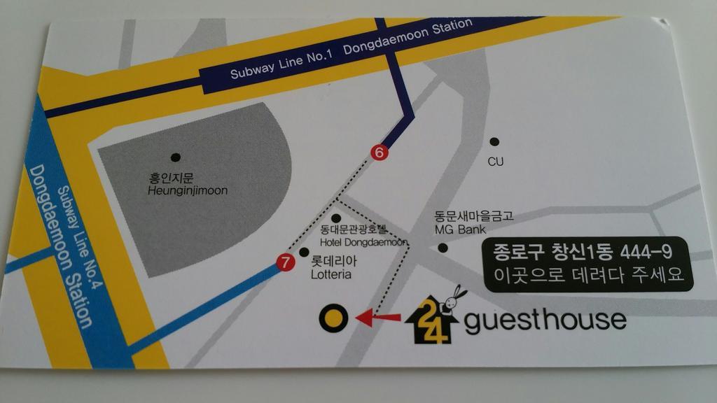 24 Guesthouse Dongdaemun Market Сеул Экстерьер фото