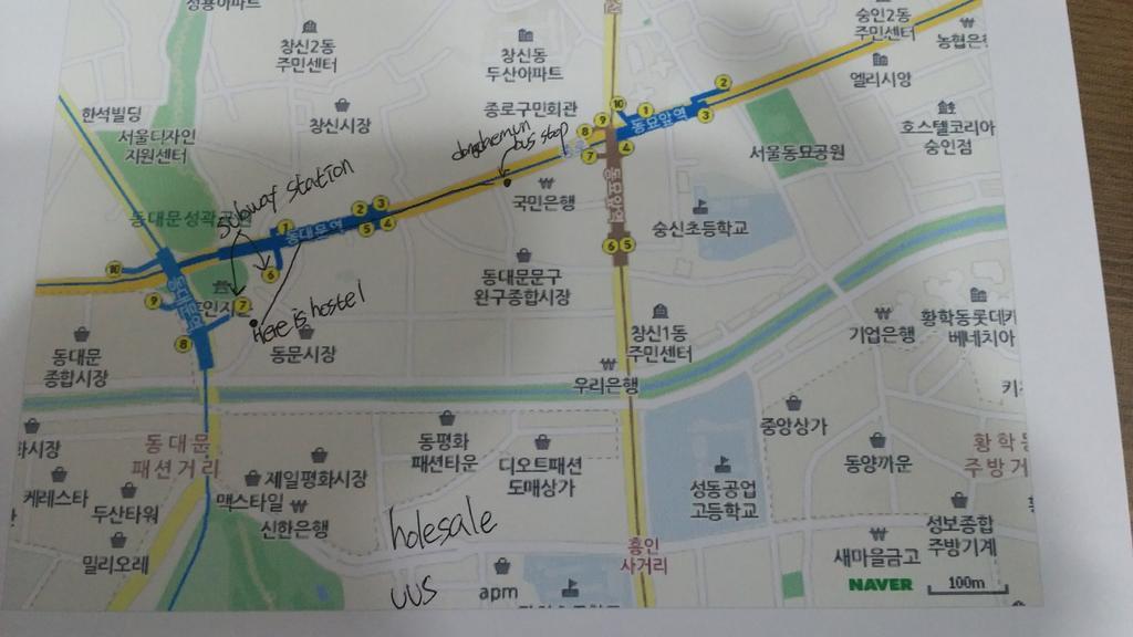 24 Guesthouse Dongdaemun Market Сеул Экстерьер фото